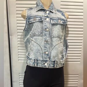 Celebrity Pink denim vest